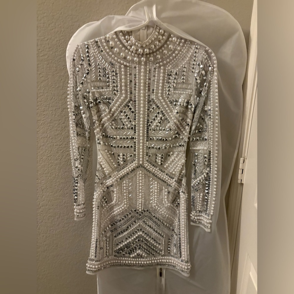 ASOS beaded bridal drill